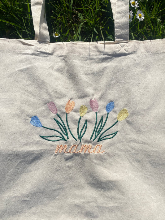Moederdag Totebag Tulpen