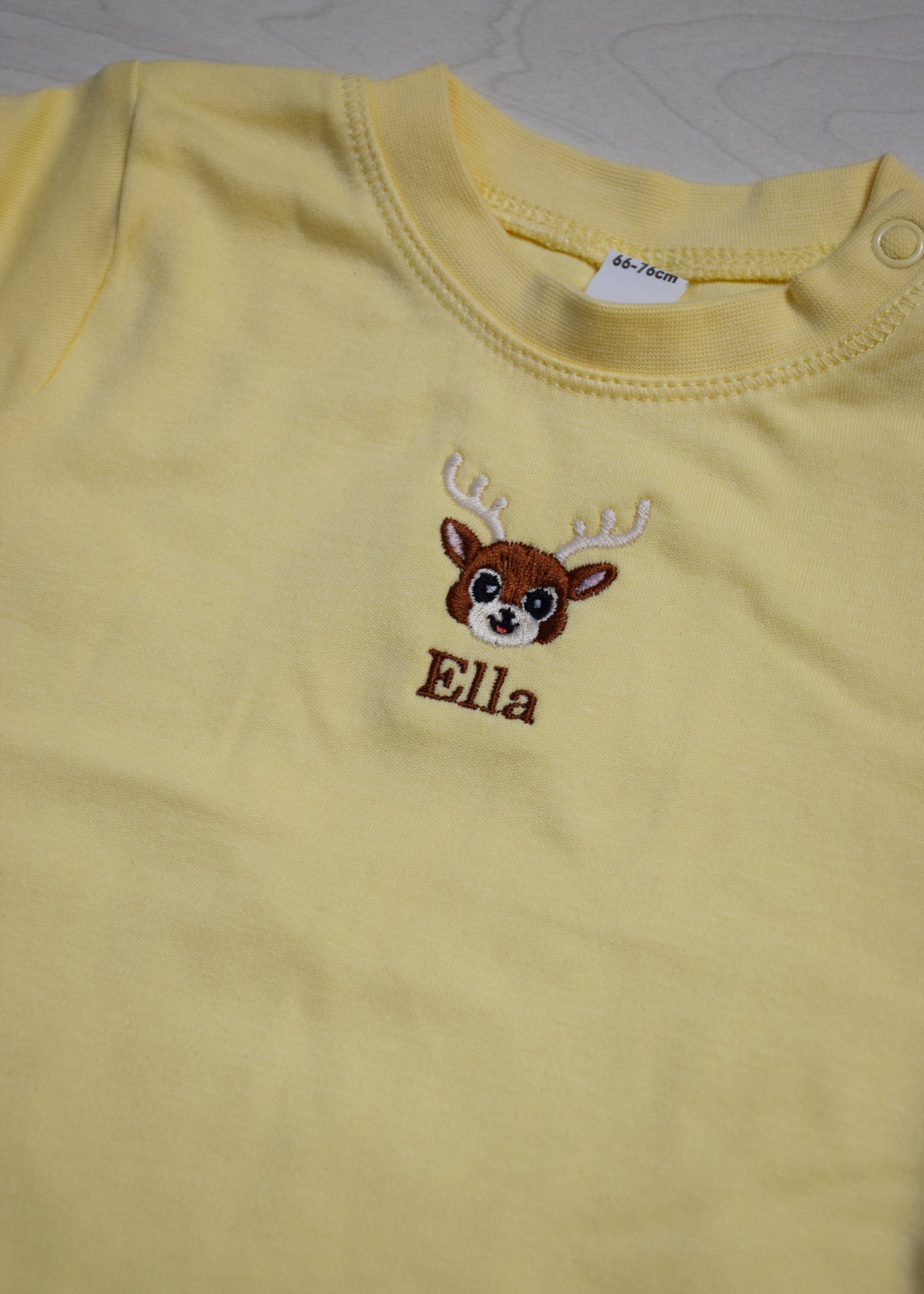 Baby T-shirt met figuurtje en naam