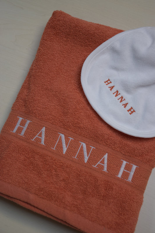 Grote handdoek met naam