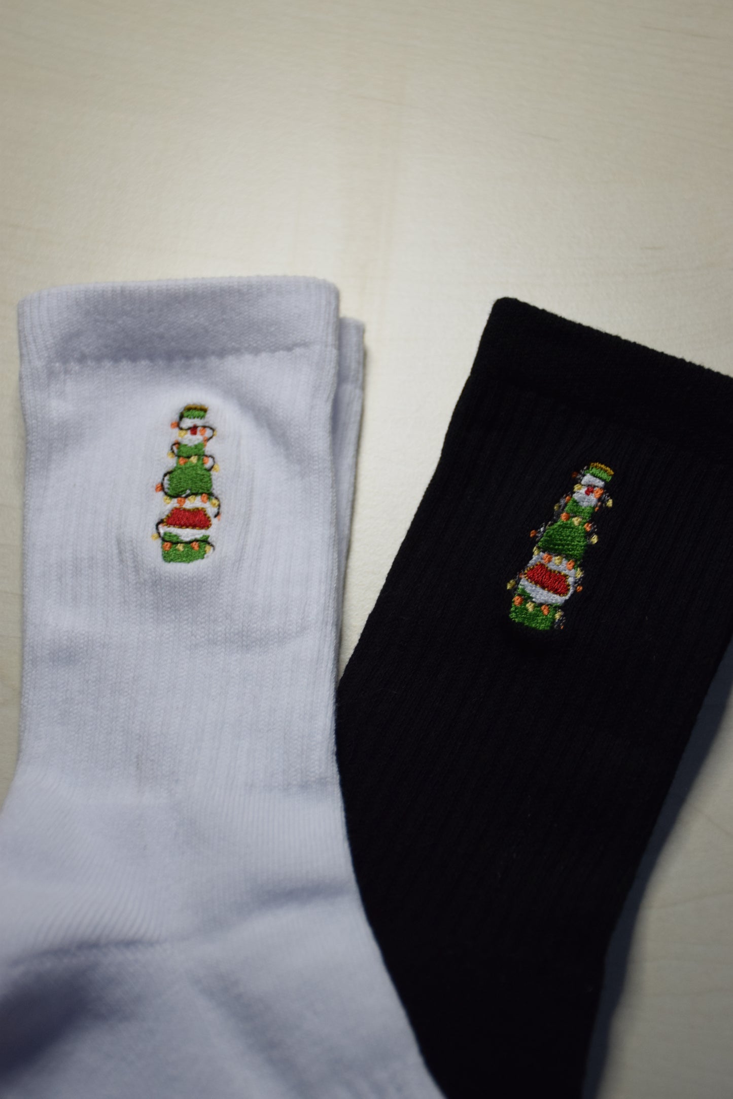 Bier met lichtjes sokken