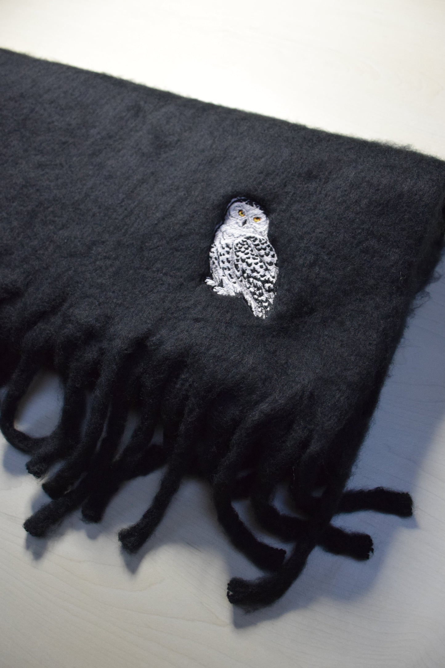 Uil fluffy sjaal