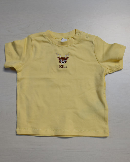 Baby T-shirt met figuurtje en naam