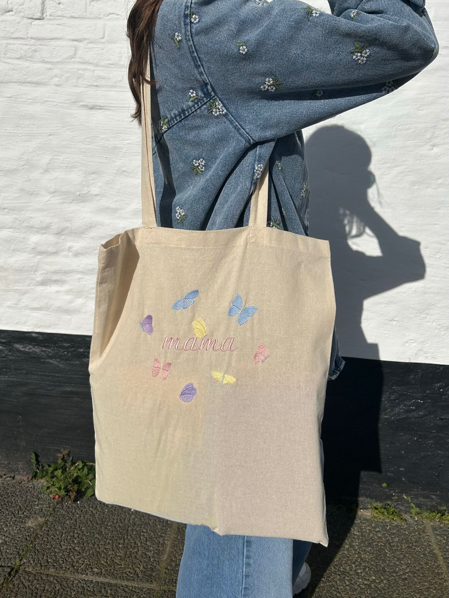 Moederdag Totebag Vlinders