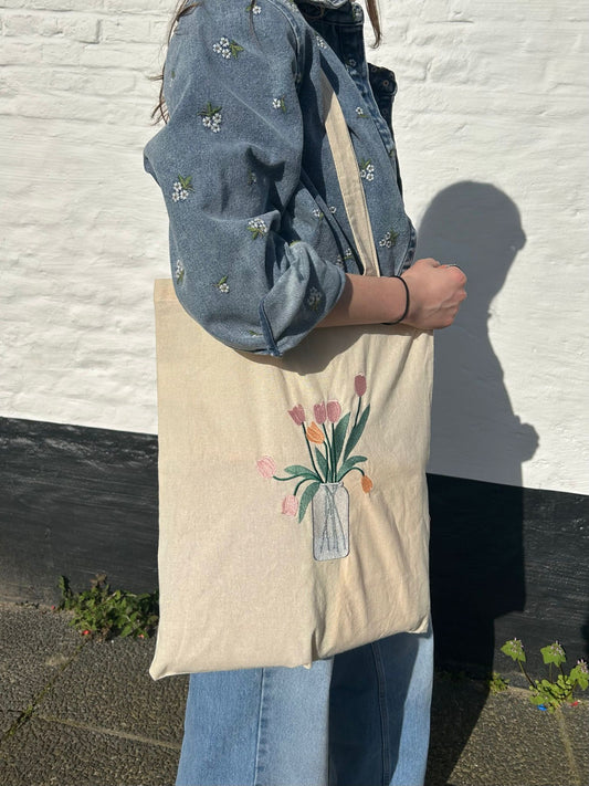 Totebag Bloemenvaas